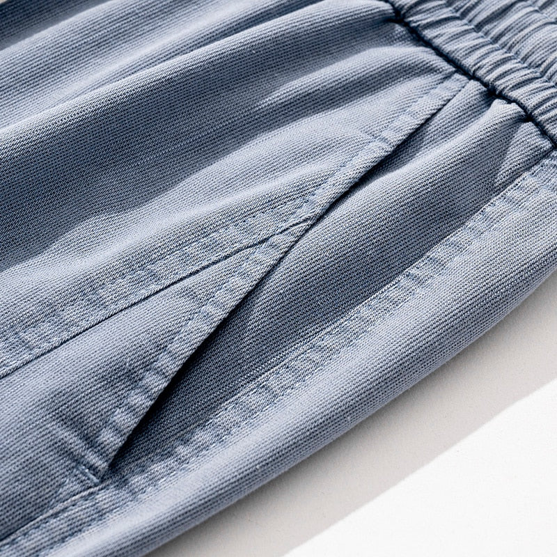 Spring Summer Cotton Jogger Pant Men Pants Harajuku Cargo Jeans