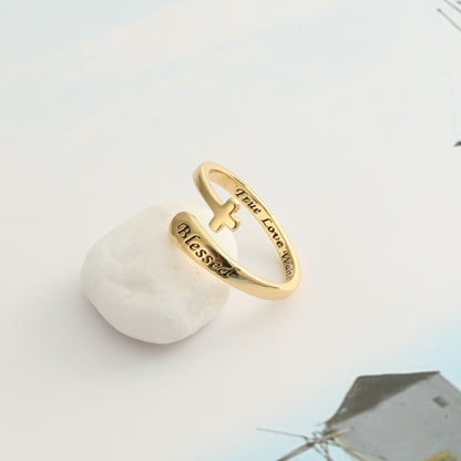 Gothic Hug Muscle Hands Rings For Women Men Adjustable Open Cuff Ring Party