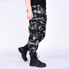 Spring Brand Men Fashion Military Cargo Pants Multi-pockets Baggy Men