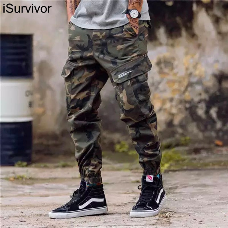 Men Fashion Streetwear Mens Jeans Jogger Pants Youth Casual Summer