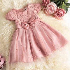 Toddler Girl Summer Party Tutu Gown 1-5T Girls Birthday Party Princess Dress