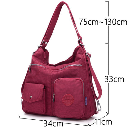 Luxury Handbags Women Bags Designer Waterproof Cloth Crossbody Bags
