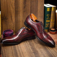 High Quality Luxury Oxford Shoes Genuine Leather Men