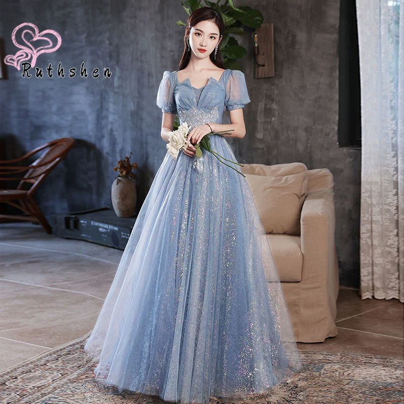 Homecoming Dresses: Women Dress Elegant Evening Gowns Short Sleeves