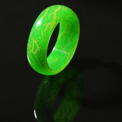 Luminous Glow Ring Glowing In The Dark Stainless Steel Fashion Jewelry Decoration