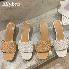 Ladies Slippers Summer Super High Heels Shoes Women Platform  Open Toe