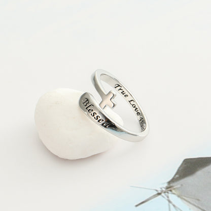 Gothic Hug Muscle Hands Rings For Women Men Adjustable Open Cuff Ring Party