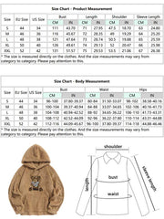 Hooded Hoodies for Men Fluffy Teddy Bear Pattern Sweatshirts