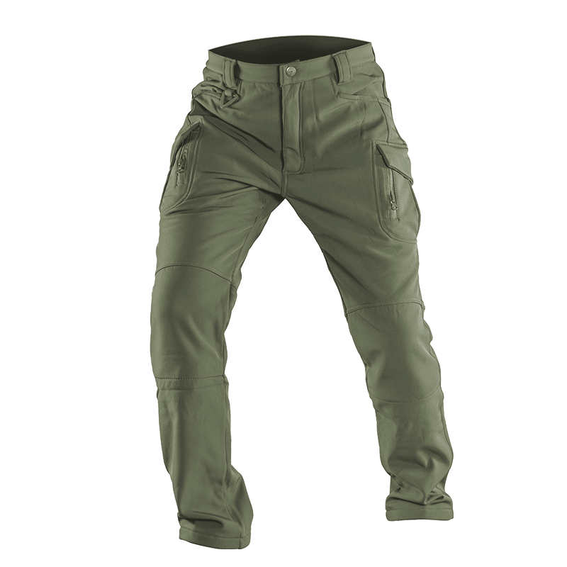 Warm Winter Soft Shell Fleece Pants Travel Waterproof Outdoor Trekking