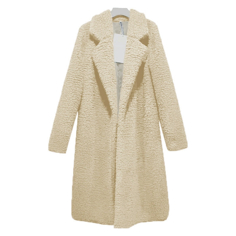 Women Autumn Jacket Coat Women Warm Outerwear Casual Faux