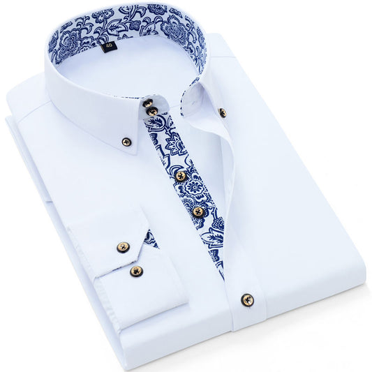 Porcelain Collar Dress Shirt