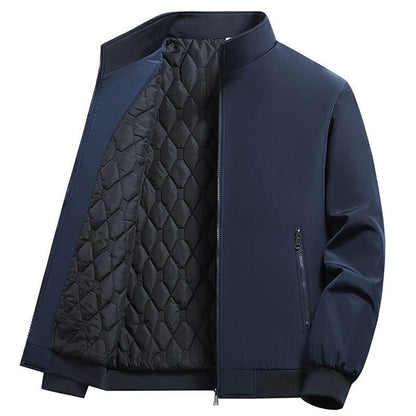 Plus Size 6XL 7XL 8XL Thicken Warm Varsity Jacket Coat Men Windbreaker