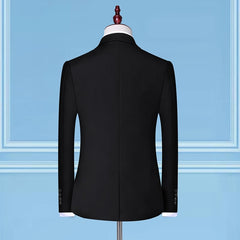 Formal Business Wedding 3 Pieces Suit Set Male Blazers Jacket Pants Vest