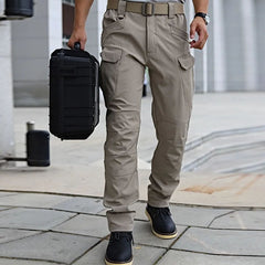 Multi-Pocket Men Tactical Pants Military Sharkskin Softshell Autumn