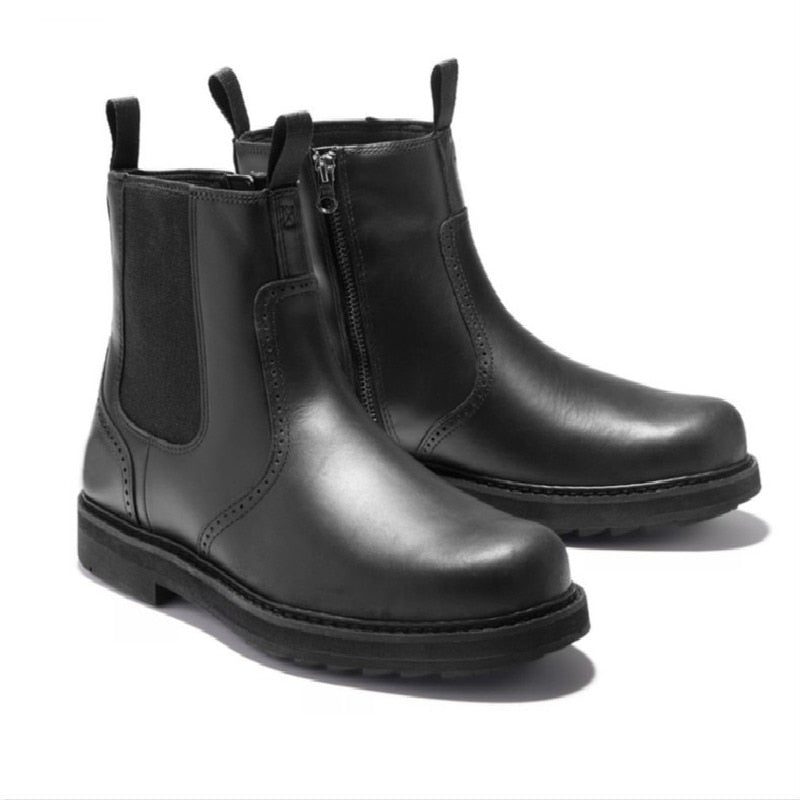 Men Chelsea Boots Handmade Boot Autumn Winter Retro