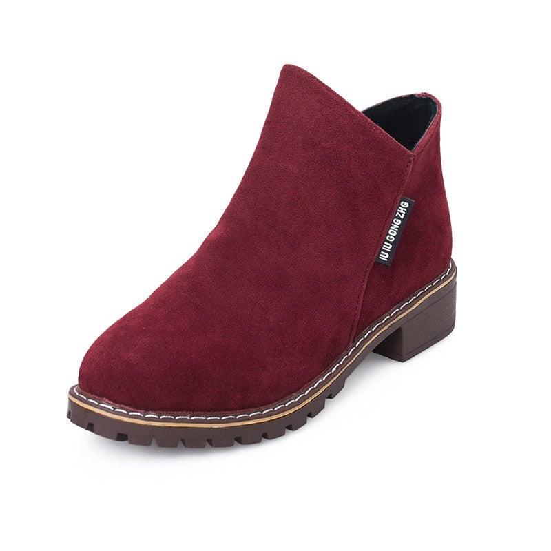 Women Boots Autumn Winter Boots Female Shoes Brand Ladies Ankle Boots