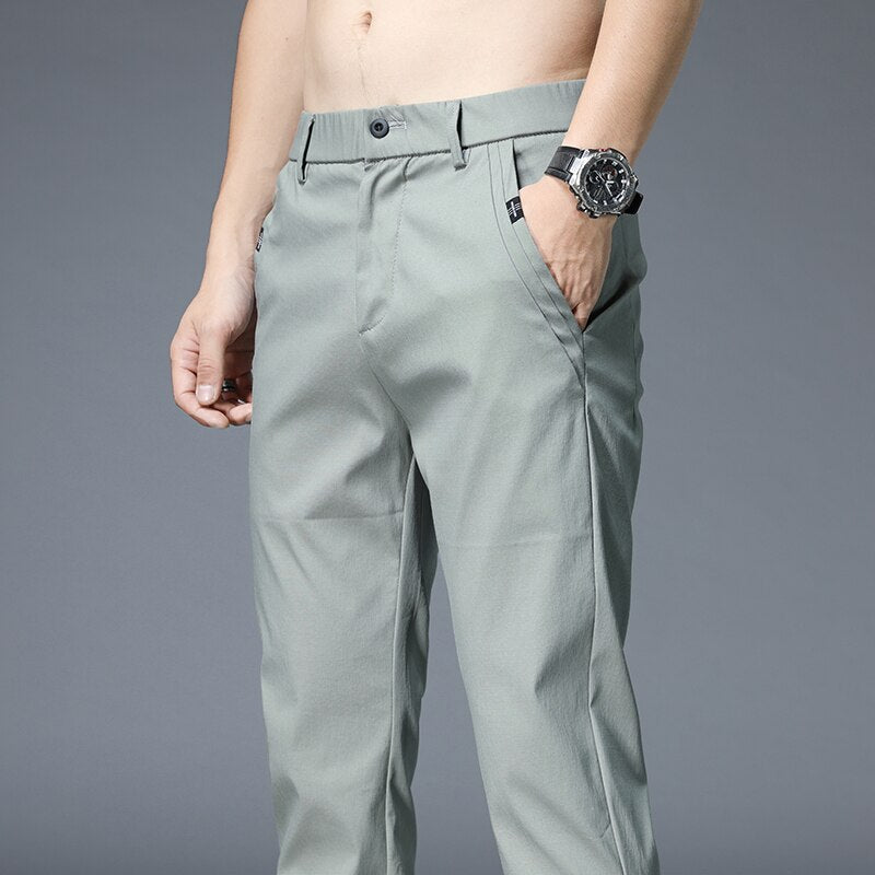 Summer Thin Casual Pants Men 4 Colors Classic Style Fashion