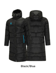 Men Winter Jacket Long Solid Sports Training Coat Male Overcoat Outerwear