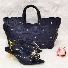 Style  Women Shoes and Bag to Match in Color matching High Quality Nigerian