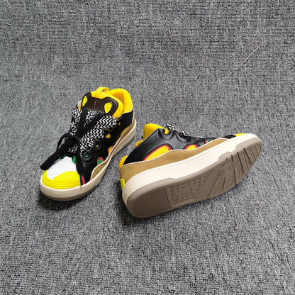 Women Sneakers Luxury Designers Leather Fashion Platform Casual Shoes Brand