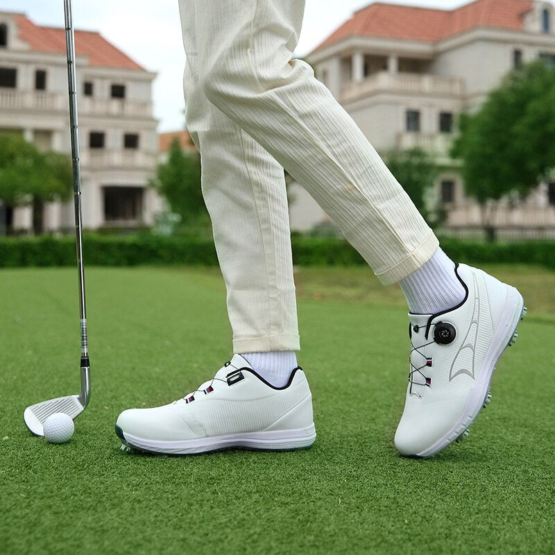 Professional Golf Shoes Spikes Outdoor Comfortable Golf Wears for Men