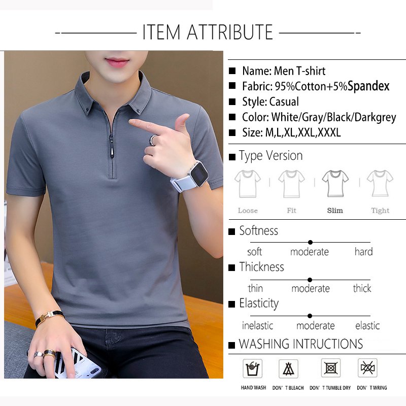 Summer Fashion Mens Tshirts Summer Cotton T Shirt Men Short