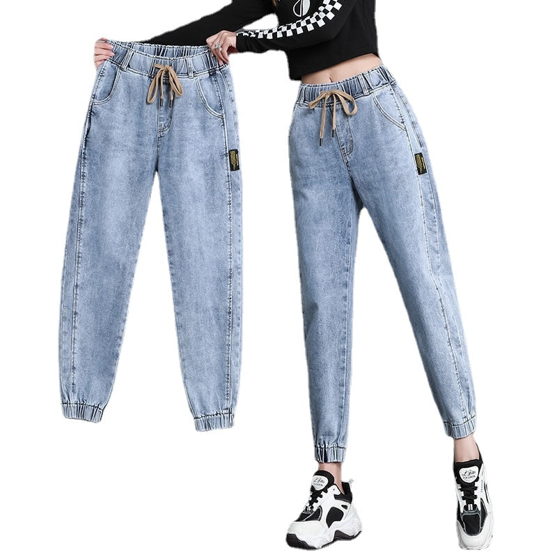 Harem Pants Vintage High Waist Jeans Woman Women Jeans Ankle
