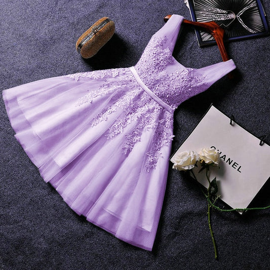 White Green Blue Pink Purple Prom Dresses Short Sexy Robes