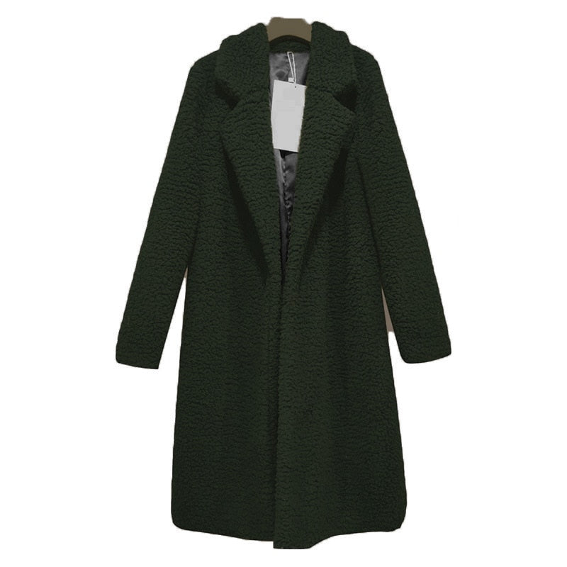 Women Autumn Jacket Coat Women Warm Outerwear Casual Faux